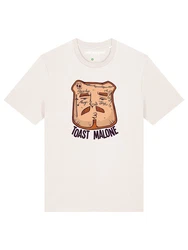 wat? Apparel T-Shirt Toast Malone Braun/Weiß/Beige/Creme