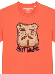 wat? Apparel T-Shirt Toast Malone Orange/Rosa/Rot/Braun