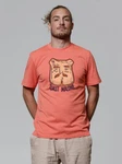 wat? Apparel T-Shirt Toast Malone Orange/Rosa/Rot/Braun
