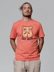 wat? Apparel T-Shirt Toast Malone Orange/Rosa/Rot/Braun