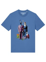 wat? Apparel T-Shirt Fancy Birds Hellblau/Blau