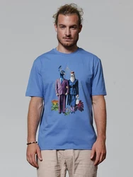 wat? Apparel T-Shirt Fancy Birds Hellblau/Blau