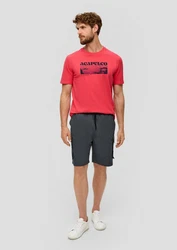 s.Oliver Bermudas mit Cargo-Taschen Rot