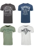 riverso Herren T-Shirt RIVLeon Regular Fit Kurzarm Print Tee Shirt 