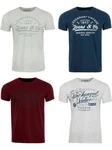 riverso Herren T-Shirt RIVLeon Regular Fit Kurzarm Print Tee Shirt Grau/Dunkelblau/Blau riverso Herren T-Shirt RIVLeon Regular Fit Kurzarm Print Tee Shirt Grau/Dunkelblau/Blau