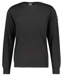 PAUL & SHARK Strickpullover Herren Schwarz/Dunkelgrau/Grau