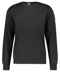 PAUL & SHARK Strickpullover Herren Schwarz/Dunkelgrau/Grau