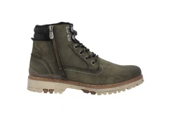 Dockers by Gerli Stiefel Schnürstiefelette Dunkelgrün/Khaki