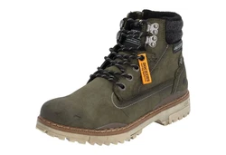 Dockers by Gerli Stiefel Schnürstiefelette Dunkelgrün/Khaki