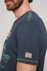 CAMP DAVID T-Shirt mit Front- und Backprint 