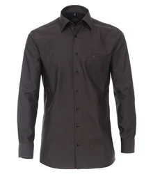 CASAMODA Businesshemd Comfort Fit Kentkragen silber