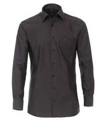 CASAMODA Businesshemd Comfort Fit Kentkragen silber