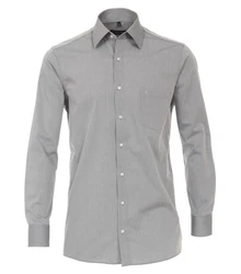 CASAMODA Businesshemd Comfort Fit Kentkragen silber
