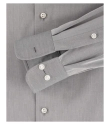 CASAMODA Businesshemd Comfort Fit Kentkragen silber