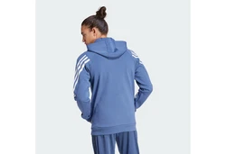 adidas Sportswear Hoodie FUTURE ICONS 3-STREIFEN HOODIE Hellblau/Blau/Grau