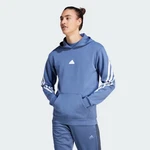 adidas Sportswear Hoodie FUTURE ICONS 3-STREIFEN HOODIE Hellblau/Blau/Grau