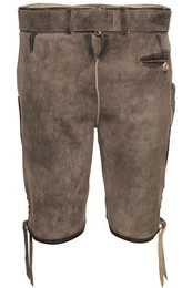 Trachtenlederhose Lederhose Herren kurz - TIBOLD - fels