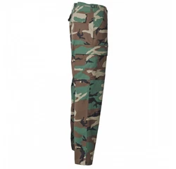 MFH Cargohose US Kampfhose BDU woodland