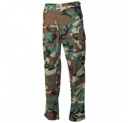 MFH Cargohose US Kampfhose BDU woodland