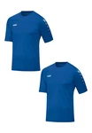 Jako T-Shirt Trikot 2er-Set Kurzarm Rundhals Moderne Uni-Optik (7426) Blau (7426)
