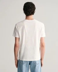 Gant T-Shirt REGULAR SHIELD REG ARCHIVE SHIELD EMB Weiß