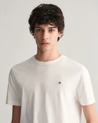 Gant T-Shirt REGULAR SHIELD REG ARCHIVE SHIELD EMB Weiß