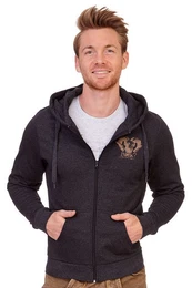 Outdoorjacke Sweatjacke Herren - PAOLO - dunkelgrau