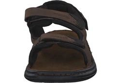 Josef Seibel Franklin Sandale Dunkelbraun/Braun/Beige