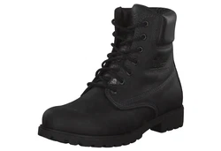 Panama Jack Schnürboots mit gepolstertem Schaftrand Schwarz