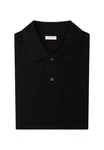 seidensticker Poloshirt Regular Polo Uni Schwarz