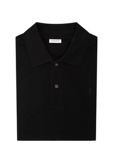 seidensticker Poloshirt Regular Polo Uni Schwarz