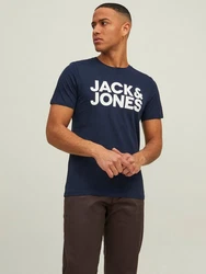 Jack & Jones T-Shirt 3er Pack Dunkelblau/Schwarz