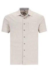 Hajo Poloshirt H Polohemd durchgeknöpft Stay Fresh konf. Kragen taupe