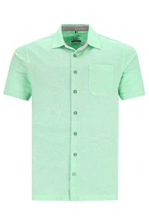 Hajo Poloshirt H Polohemd durchgeknöpft Stay Fresh konf. Kragen smaragd