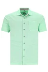 Hajo Poloshirt H Polohemd durchgeknöpft Stay Fresh konf. Kragen smaragd