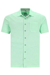 Hajo Poloshirt H Polohemd durchgeknöpft Stay Fresh konf. Kragen smaragd