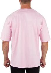 Reichstadt Oversize-Shirt mit Stitching auf der Brust Altrosa