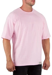 Reichstadt Oversize-Shirt mit Stitching auf der Brust Altrosa