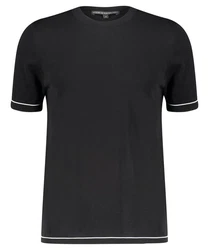 Drykorn T-Shirt Valentin Schwarz/Dunkelgrau