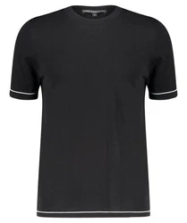 Drykorn T-Shirt Valentin Schwarz/Dunkelgrau