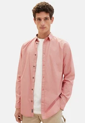 ONLY & SONS Langarmhemd Rot/Rosa