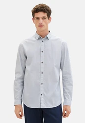 ONLY & SONS Langarmhemd Grau/Hellblau/Blau