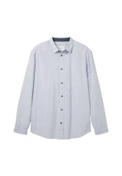 ONLY & SONS Langarmhemd Grau/Hellblau/Blau