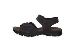 Panama Jack Sanders Basics Sandale Dunkelbraun/Braun/Rot