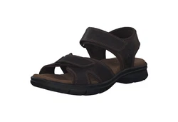 Panama Jack Sanders Basics Sandale Dunkelbraun/Braun/Rot