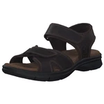 Panama Jack Sanders Basics Sandale Dunkelbraun/Braun/Rot