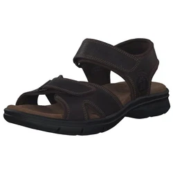 Panama Jack Sanders Basics Sandale Dunkelbraun/Braun/Rot