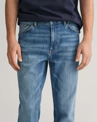 Gant Regular-fit Jeans REGULAR GANT JEANS Hellblau/Blau/Grün