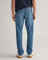 Gant Regular-fit Jeans REGULAR GANT JEANS Hellblau/Blau/Grün