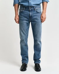 Gant Regular-fit Jeans REGULAR GANT JEANS Hellblau/Blau/Grün